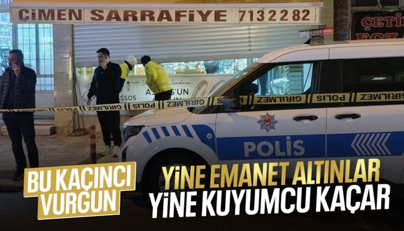 Denizli'de sarraf 100 kilogram emanet altınla yurt dışına kaçtı