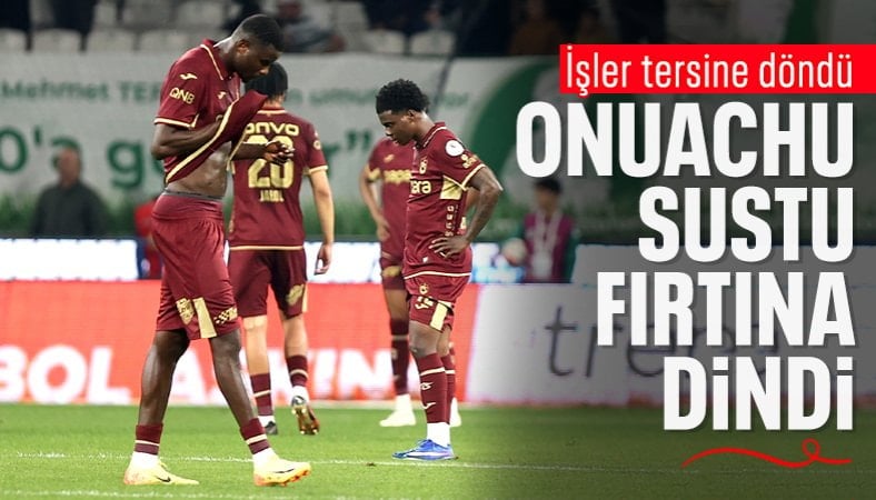 Trabzonspor'da Paul Onuachu sessiz kaldı: 4 maçtır kazanamadı...