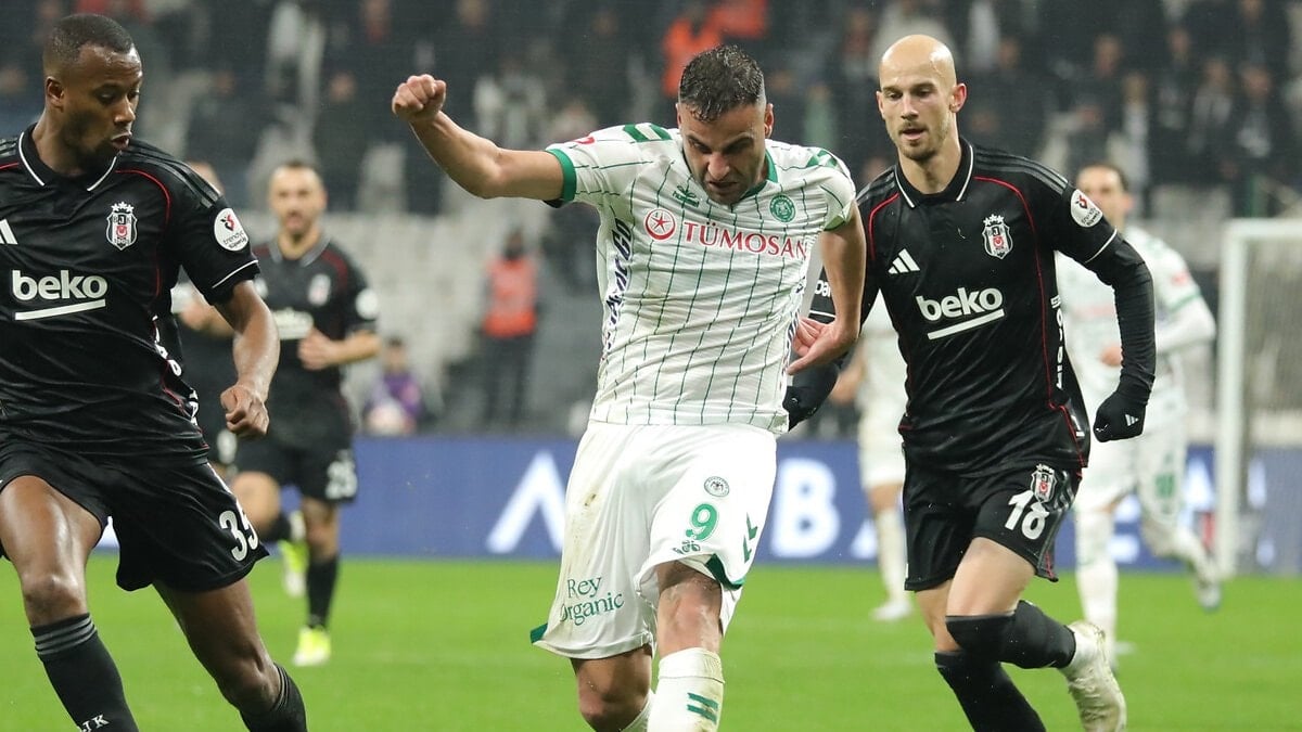 Beşiktaş - Konyaspor maçının ilk 11'leri