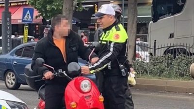 Kahramanmaraş'ta ehliyetsiz trafiğe çıktı: Bindiği motosikletin iki katı ceza kesildi