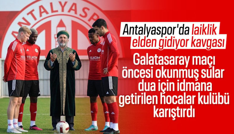 Antalyaspor'da Galatasaray maçı öncesi okunmuş su krizi çıktı