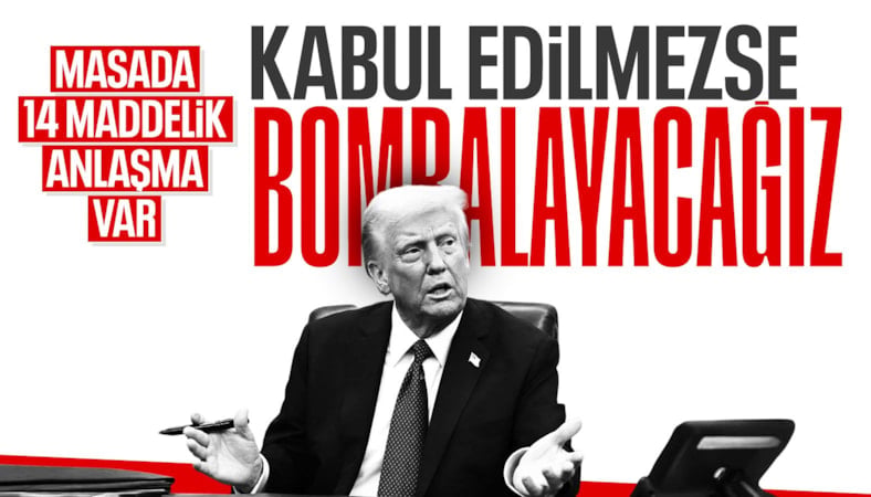 'İran ile anlaşma olursa 'Destansı Öfke' bitecek'