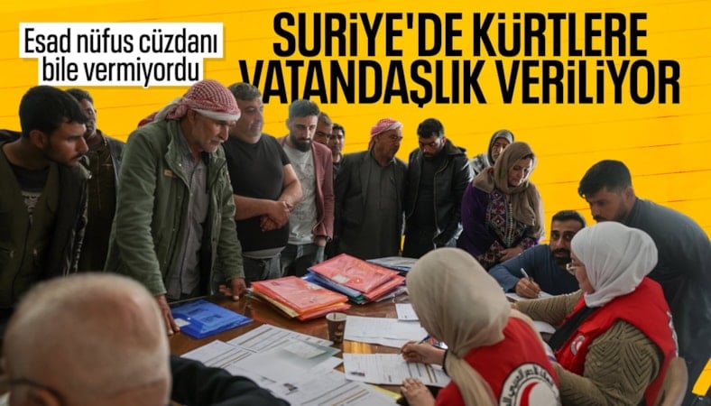 Suriye'de Kürt vatandaşlarına kimlik verilmeye başlandı