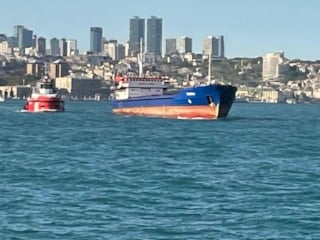 İstanbul Boğazı'nda gemi arızası