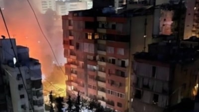 İsrail, Beyrut'un güneyine saldırı düzenledi