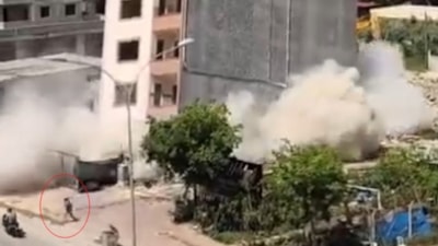 Adana'da kontrolsüz yıkım: Son anda kurtuldular