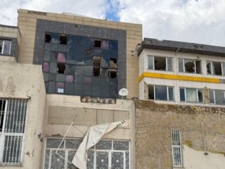 Gaziantep'teki 'süper hücre' okulda ağır hasara neden oldu