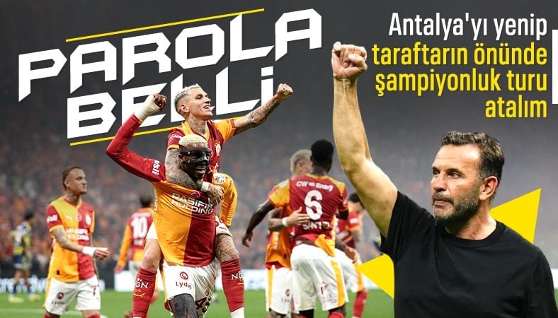 Galatasaray'da tek hedef 26. şampiyonluk