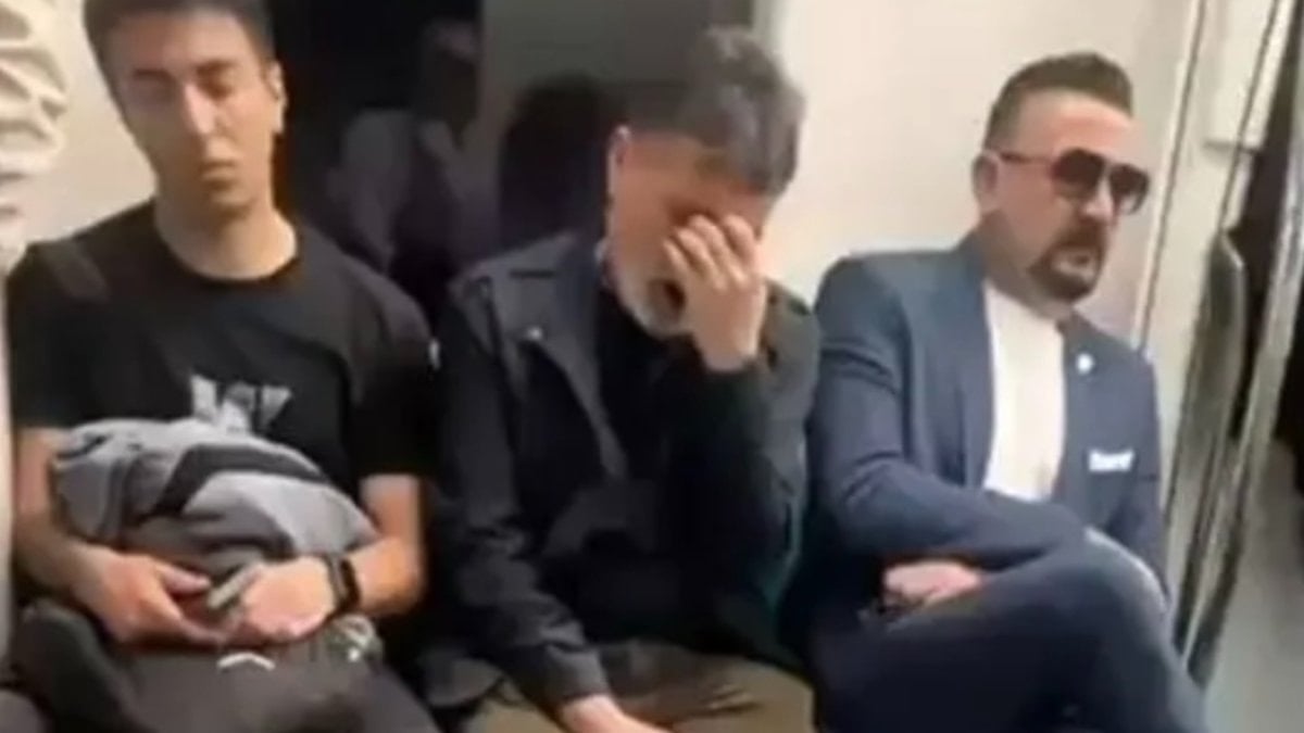 Ertan Torunoğulları, Marmaray'da görüntülendi