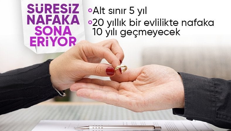 12. Yargı Paketi ile süresiz nafaka sona eriyor