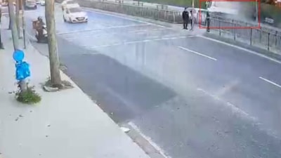 İstanbul'da genç mühendisin hayatını kaybettiği kazanın görüntüleri ortaya çıktı
