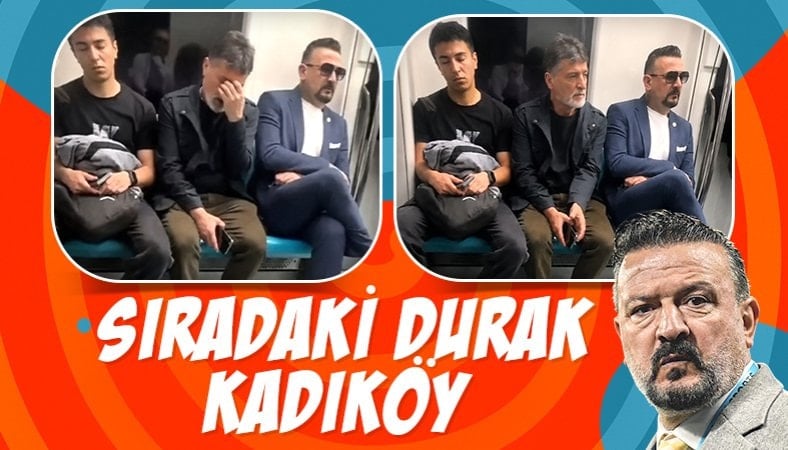 Ertan Torunoğulları, Marmaray'da görüntülendi