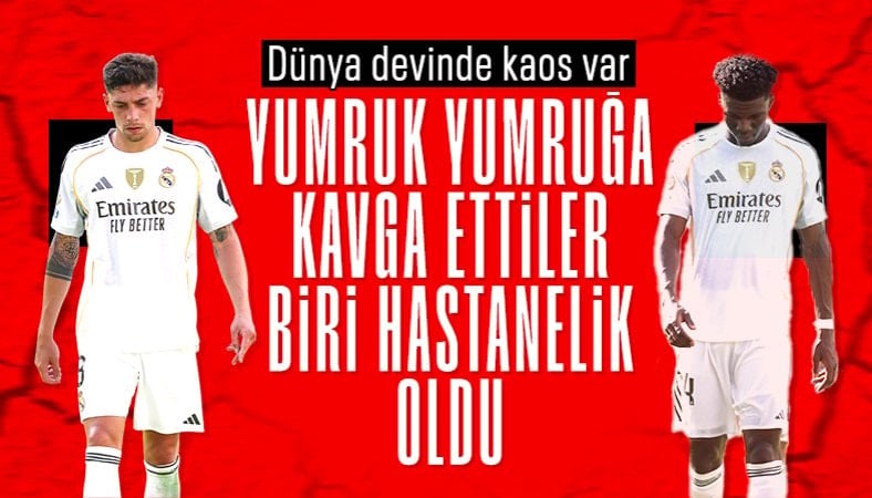 Real Madrid'de büyük kriz: Valverde ve Tchouameni arasında kavga çıktı!