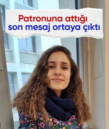 Gülistan Doku'nun patronuna attığı son mesaj ortaya çıktı