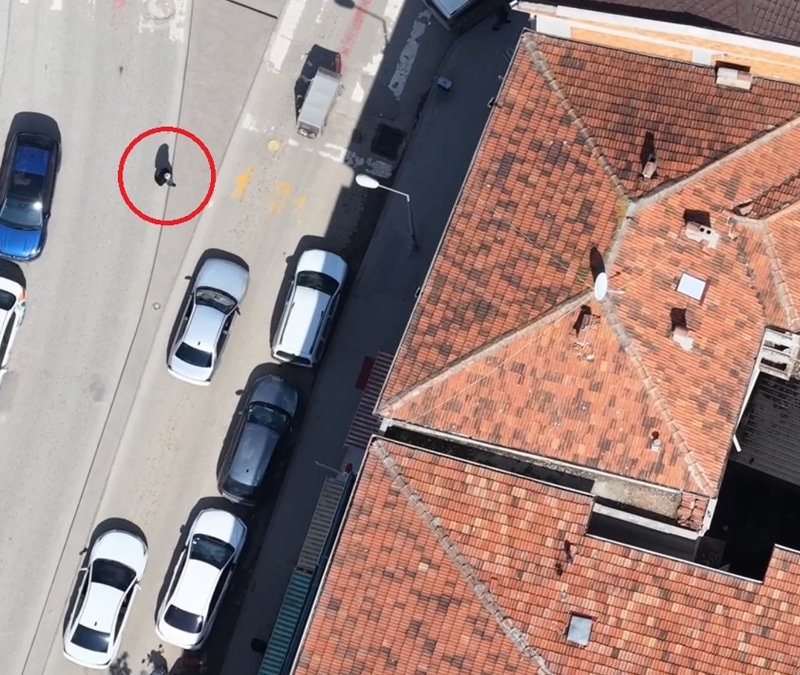 Kırıkkale'de denetimden kaçan ehliyetsiz sürücü dronla adım adım takip edildi