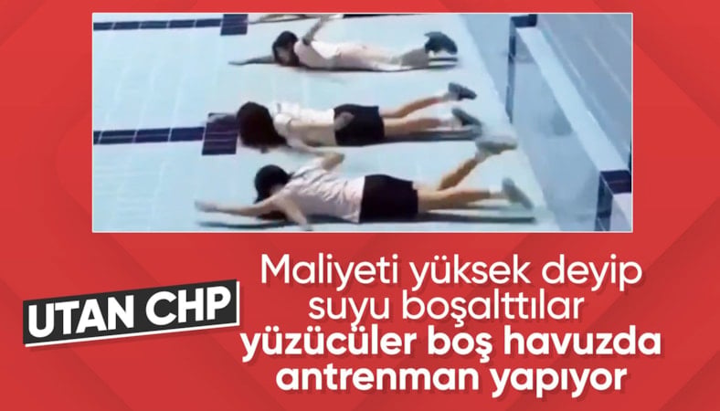 CHP'li Marmaris belediyesi ilçenin tek havuzunu kapattı