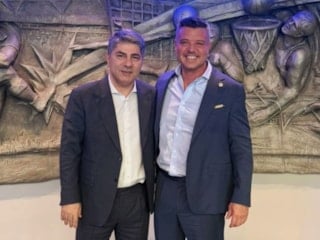 Hakan Safi, Sadettin Saran'la görüştü