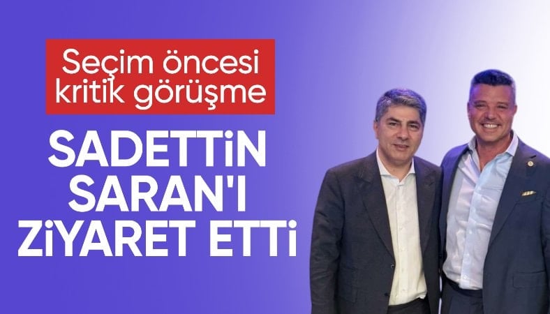 Hakan Safi, Sadettin Saran'la görüştü