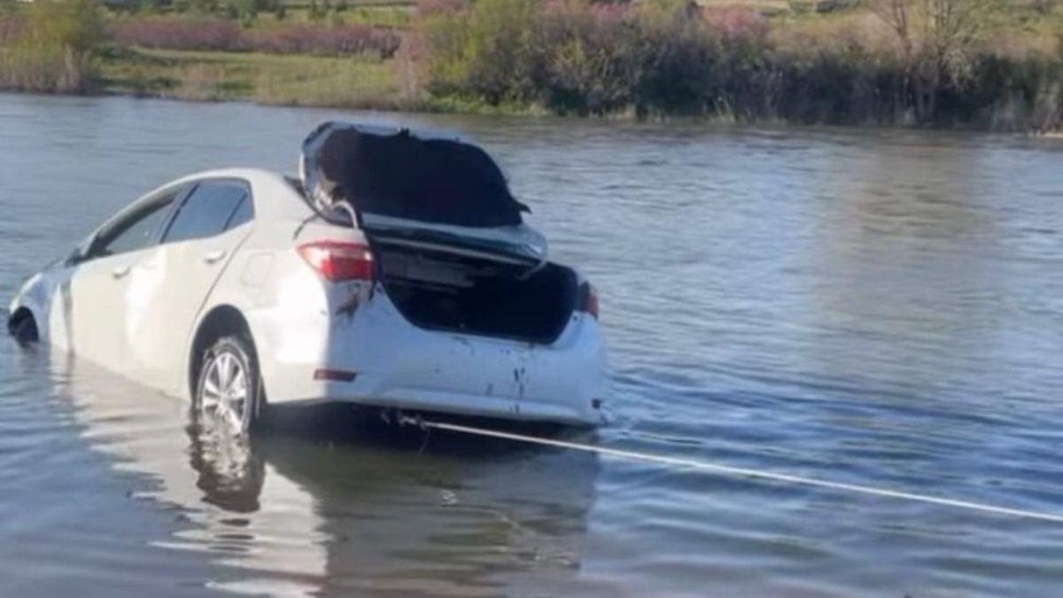Kırşehir'de korkutan kaza: Otomobil derey uçtu