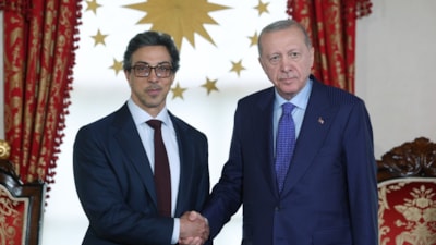 Cumhurbaşkanı Erdoğan, BAE Devlet Başkan Yardımcısı Al Nahyan’ı kabul etti