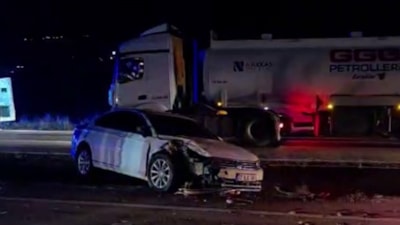 Osmaniye’de feci kaza: Tanker ile iki otomobil çarpıştı