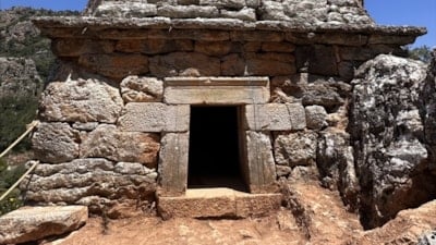 2 bin 400 yıllık Diagoras Piramit Mezarı’na dijital kalkan