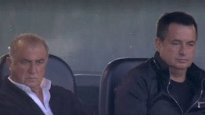 Fatih Terim, Acun Ilıcalı'yla birlikte Hull City maçını izledi