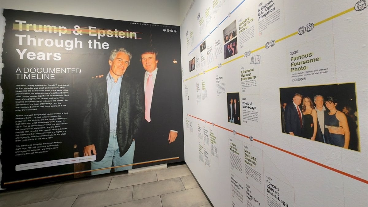 Jeffrey Epstein'e ilişkin binlerce belge New York'ta sergilendi