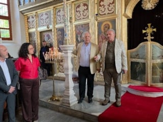 Edirne'de bir kilisede ayin sırasında Bulgarca-Yunanca tartışması