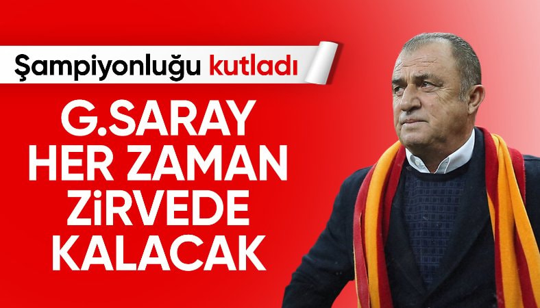Fatih Terim'den şampiyonluk paylaşımı