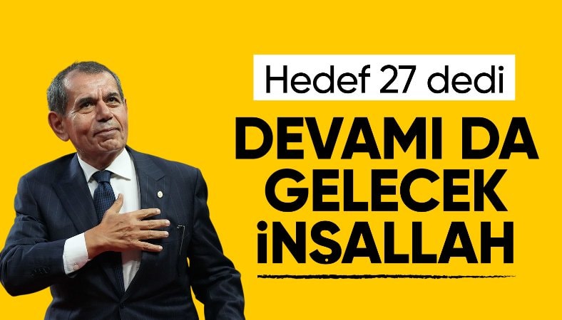 Dursun Özbek: 27. şampiyonluk peşinde koşacağız
