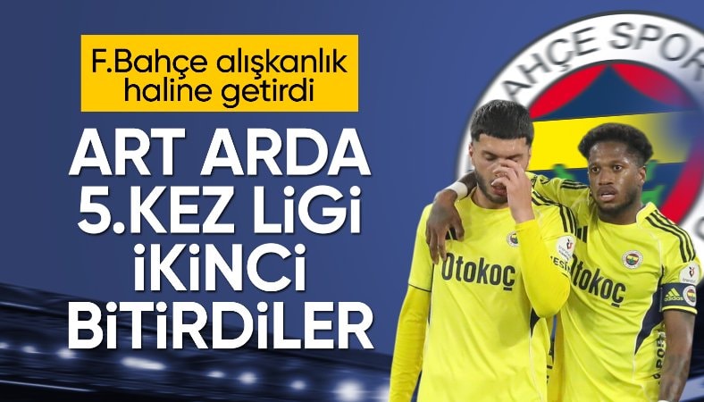 Fenerbahçe, bu sezonu da ikinci bitirdi