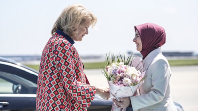 Belçika Kraliçesi Mathilde, İstanbul'a geldi