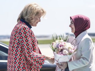 Belçika Kraliçesi Mathilde, İstanbul'a geldi