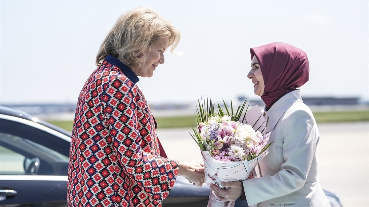 Belçika Kraliçesi Mathilde, İstanbul'a geldi