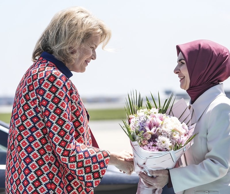 Belçika Kraliçesi Mathilde, İstanbul'a geldi