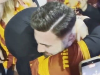 Kayseri'de şampiyonluk kutlamasında sürpriz evlenme teklifi