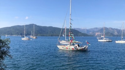 Küresel Sumud Filosu Marmaris Limanı’na demir attı