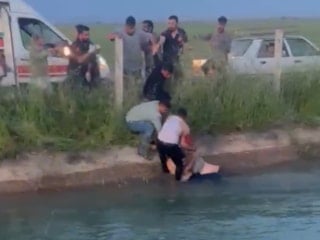 Şanlıurfa'da sulama kanalında boğulan iki kişi için suya giren yabancı uyruklu şahıs hayatını kaybetti