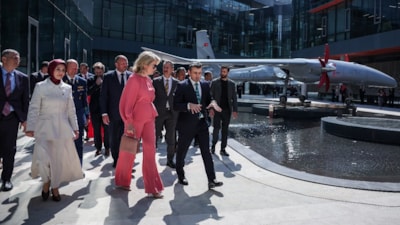 Belçika Kraliçesi Mathilde’den Baykar’a ziyaret