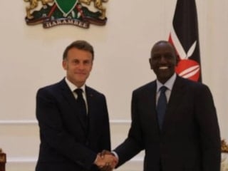 Kenya Devlet Başkanı Ruto, Macron ile görüştü