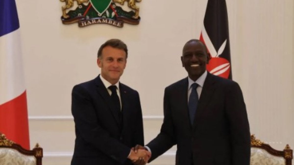 Kenya Devlet Başkanı Ruto, Macron ile görüştü
