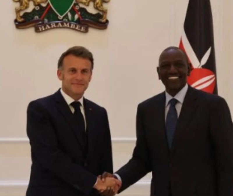 Kenya Devlet Başkanı Ruto, Macron ile görüştü