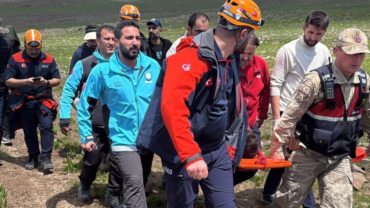 Van'da kayalık alandan düşen çocuk hastaneye kaldırıldı