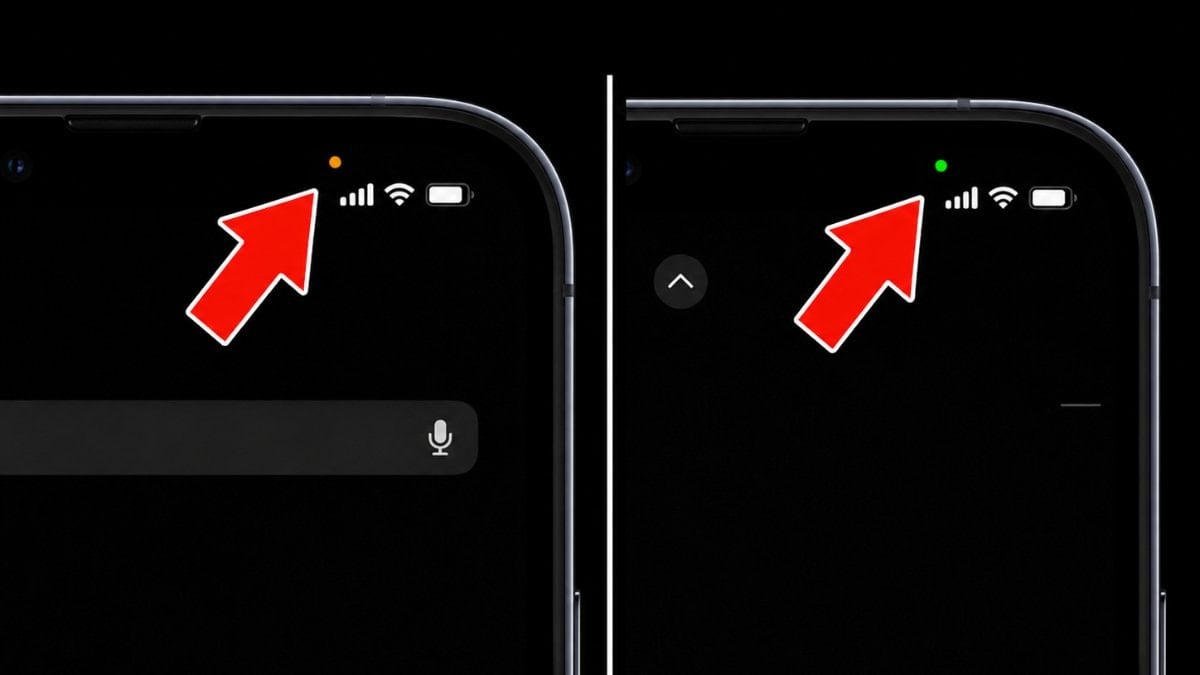 Geç de olsa çözüldü! iPhone'daki yeşil ve turuncu noktanın farkı...