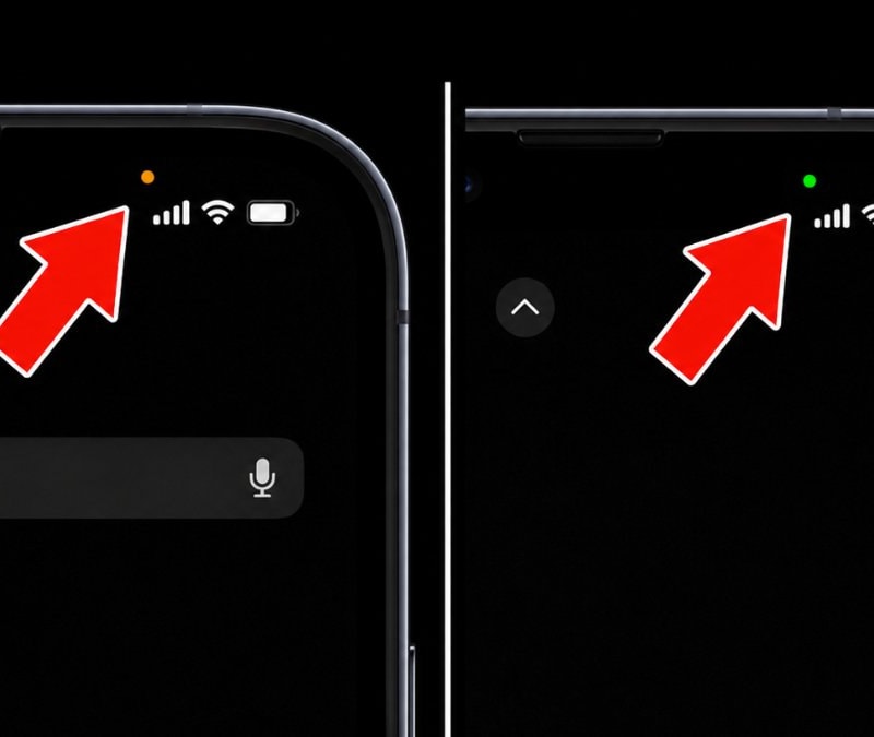 Geç de olsa çözüldü! iPhone'daki yeşil ve turuncu noktanın farkı...