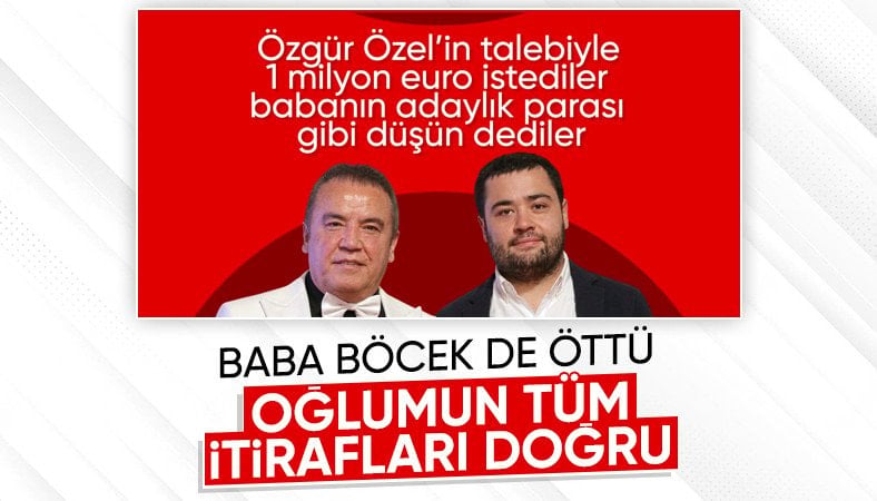 Muhittin Böcek'in etkin pişmanlık ifadesi: Oğlunun 1 milyon euro beyanını doğruladı