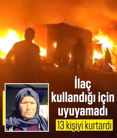 Adana'da uyuyamadı, çıkan yangında ailesini kurtardı