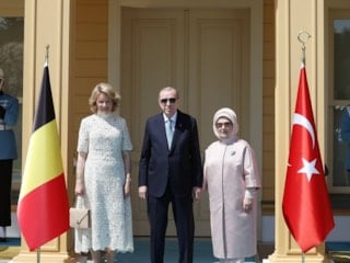Cumhurbaşkanı Erdoğan, Belçika Kraliçesi ile görüştü