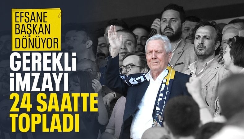 Aziz Yıldırım başkan adaylığı için gerekli imzayı topladı
